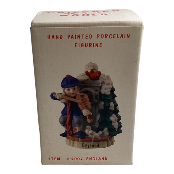 Vintage 2007 RSVP Children Of The World ENGLAND Hand Painted Porcelain - Picture 5 of 6